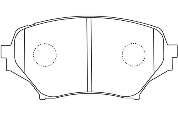 KAVO PARTS Комплект тормозных колодок, дисковый тормоз BP-4563